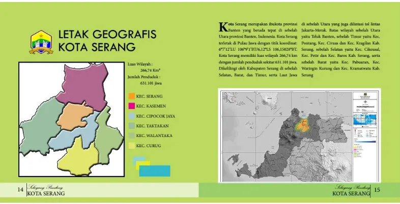 Gambar 4.8 layout letak geografis Kota Serang 