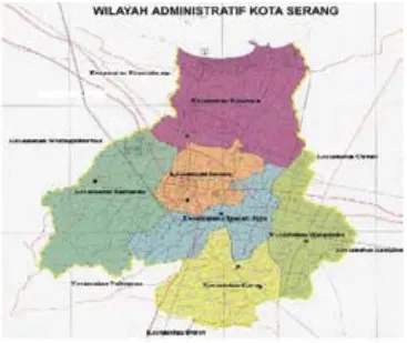 Gambar 4.1Wilayah Administratif Kota Serang