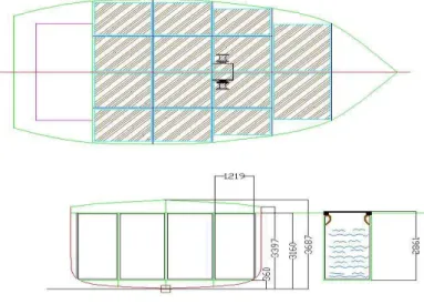 Gambar  rencana  garis  dan  rencana  umum  kapal penangkap ikan sebagai berikut, 