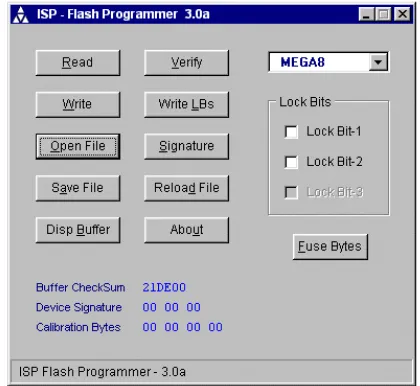 Gambar  2.6  ISP- Flash Programmer 3.a 