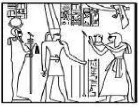 Gambar 2.2 Penggunaan Hierogliph di Mesir [6]. 