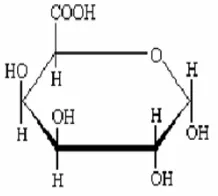 Gambar 3. Struktur Kimia Asam Poligalakturonat 