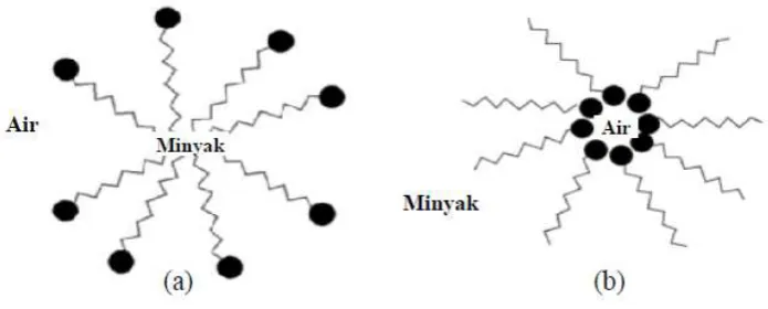 Gambar 5. Struktur Molekul Surfaktan 