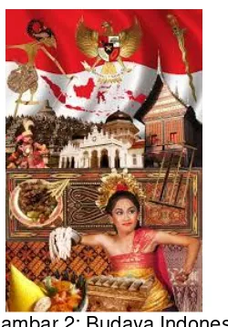 Gambar 2: Budaya Indonesia Sumber: http://www.wikiwand.com/id/Budaya_Indonesia 