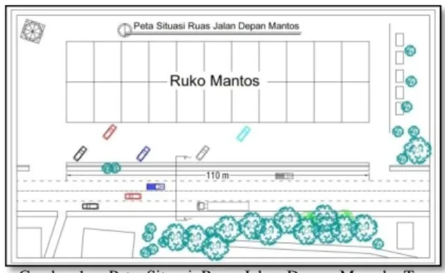 Gambar 1  Peta  Situasi  Ruas  Jalan  Depan  Manado  Town  Square (Mantos) 