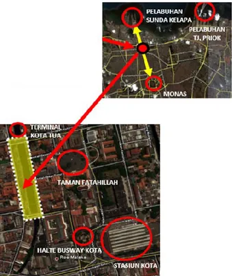 Tabel  2.  Hasil  uji  hipotesis  pengaruh  elemen  ruang  publik  terhadap kualitas visual kawasan Kota Tua Jakarta  