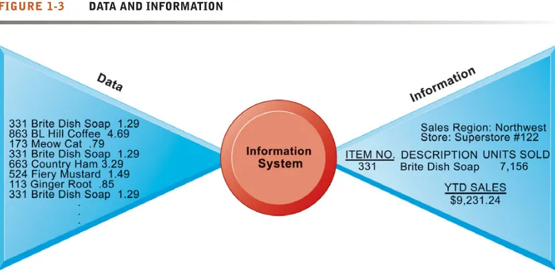 FIGURE 1-3DATA AND INFORMATION