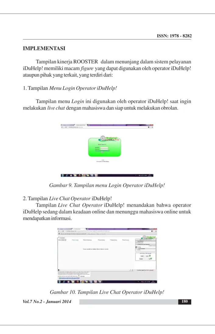 Gambar 9. Tampilan menu Login Operator iDuHelp!