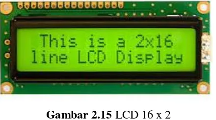Gambar 2.15 LCD 16 x 2 
