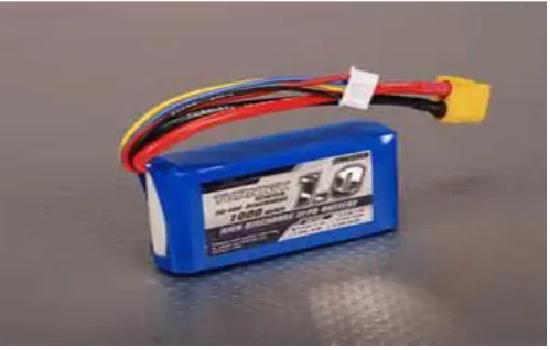 Gambar 2.1 Baterai LiPo 1000 Mah 