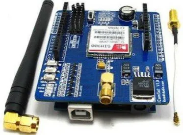 Gambar 2.6  Tampilan modul GSM SIM900. 