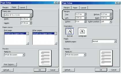 Gambar 10.  Tampilan Kotak Dialog Page Setup