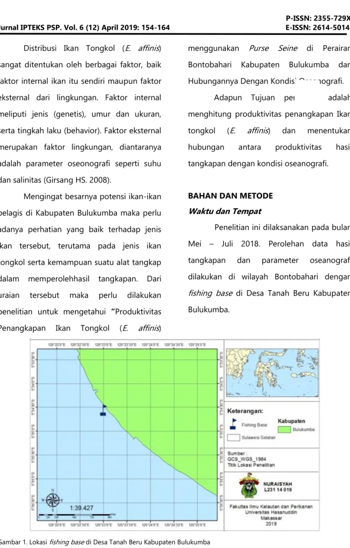 Gambar 1. Lokasi  fishing base  di Desa Tanah Beru Kabupaten Bulukumba 