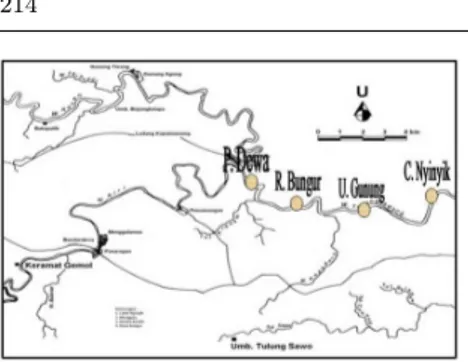 Gambar 1 Lokasi pengambilan sampel (sumber: http://arkeologilampung.blogspot.com)