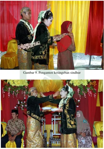 Gambar 9. Penganten kesingeban sindhur 