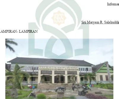 Gambar 1 : Istana Kerajaan Bima  didirikan pada tahun 1927 M  oleh Sultan Muhammad Salahuddin dan di pakai tahun 1930 (Koleksi Musium ASI Mbojo)
