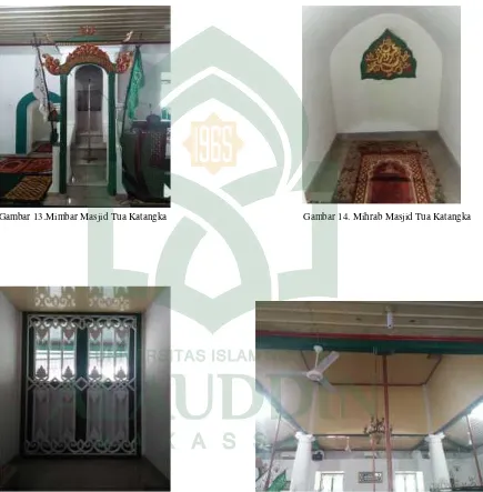 Gambar 13.Mimbar Masjid Tua Katangka