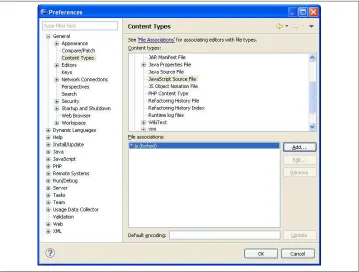 Figure 1-1. Eclipse PDT Preferences dialog box