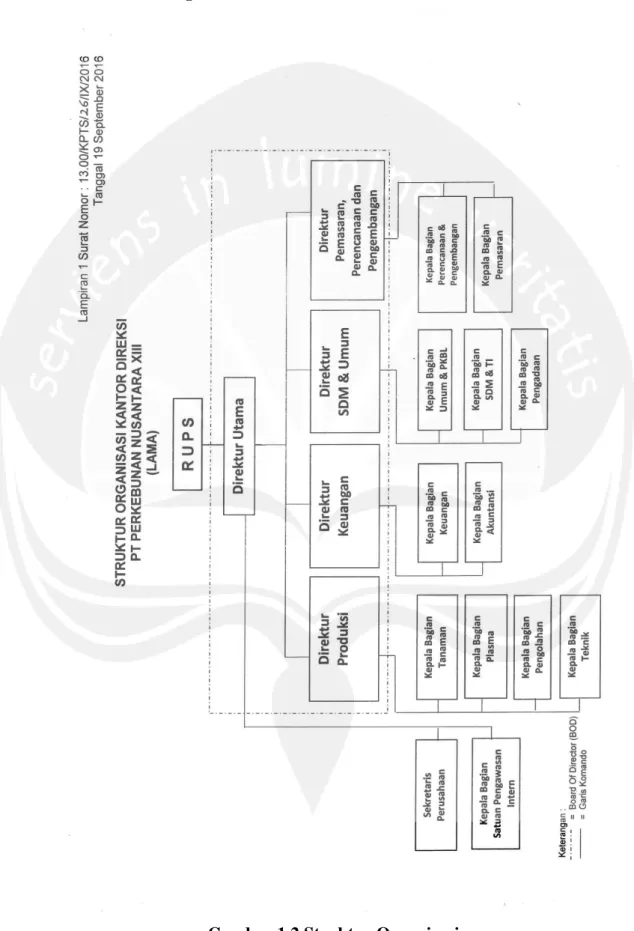 Gambar 1.2 Struktur Organisasi 