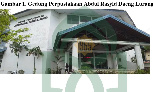 Gambar 1. Gedung Perpustakaan Abdul Rasyid Daeng Lurang 