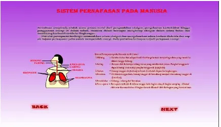 Gambar 4.3 Halaman Sistem Pernafasan Pada Manusia 