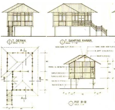 Figure 3 : Detail of roof construction. 