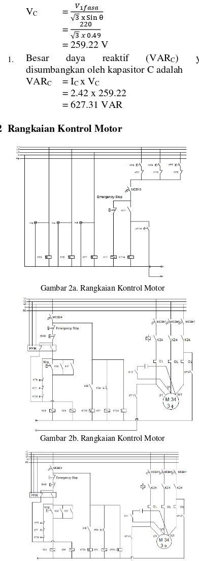 Gambar 2a. Rangkaian Kontrol Motor 