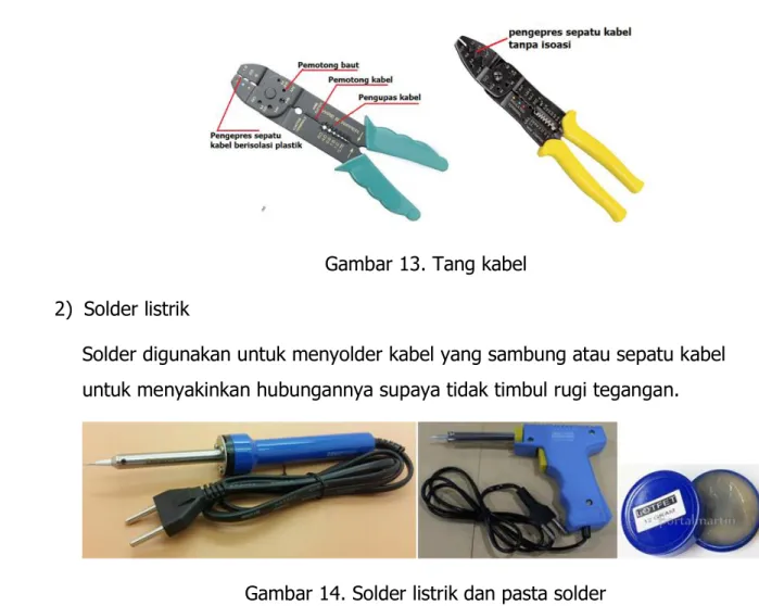 Gambar 14. Solder listrik dan pasta solder 