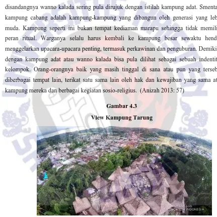 View Kampung Tarung Gambar 4.3  