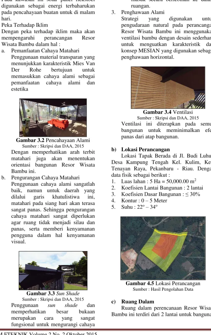 Gambar 3.2 Pencahayaan Alami 