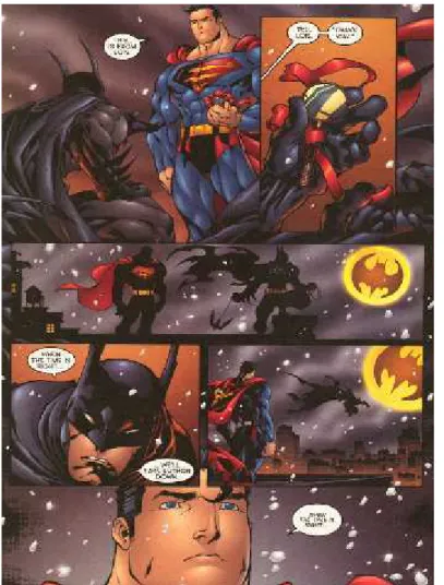 Gambar 5. Komik superhero Amerika secara tidak sadar menanamkan pemahaman bahwa Amerika adalah negara superpower.