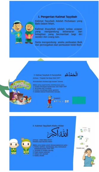 Gambar 6. Tampilan Beberapa Materi 