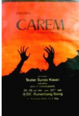 Gambar 6. Garis diagonal semu pada Poster  “Julius Caesar” 