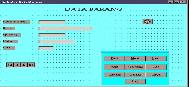 Gambar 5.1 Rancangan Form Antar Muka Login Sistem 