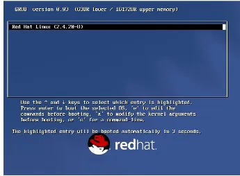 Gambar 1.32. Layar Booting Linux Redhat 9