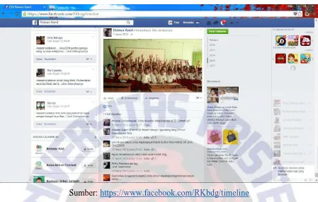 Gambar 8. Status disertai foto perdana Facebook Ridwan Kamil pada tanggal 7 Maret 2013.