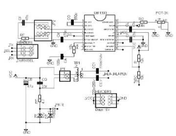 Gambar 7. Skematik modul modem PLC slave 