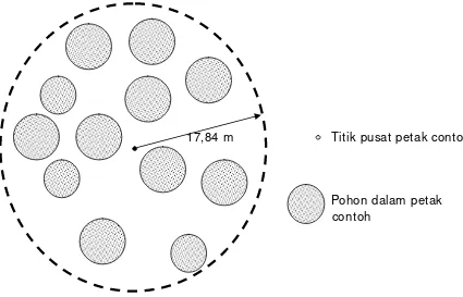 Gambar 11. Plot Contoh Bentuk Lingkaran (Circular Plot) 