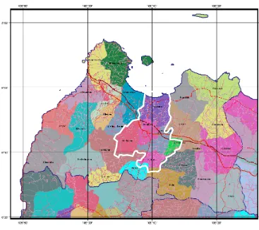 Figure 3.2. Map of Serang City 
