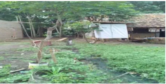 Gambar 1.4 Kondisi drainase di Kampung Tirtalaya  RW 24 Kelurahan Serang Tahun 