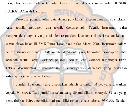 Tabel 5.1 sebagai berikut: 