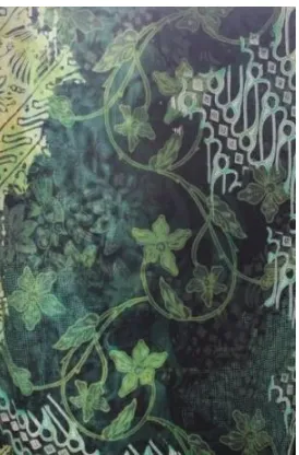 Gambar 10 : Batik motif flora dan fauna studio Brahma Tirta Sari Sumber: Andina Febrasari 2017 