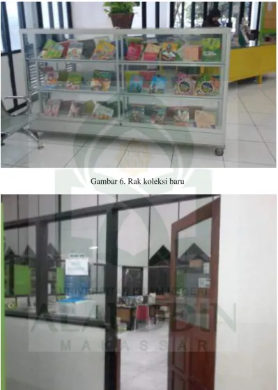 Gambar 6. Rak koleksi baru 