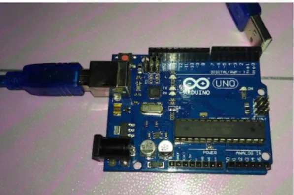 Gambar 6. Rangkaian Arduino Uno  Rangkaian Sensor Reed Switch 