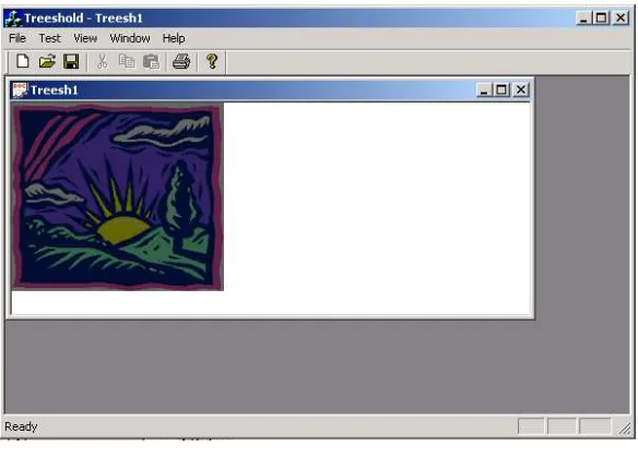 Gambar 3.5 TreesHolding 100 warna resolusi 10 