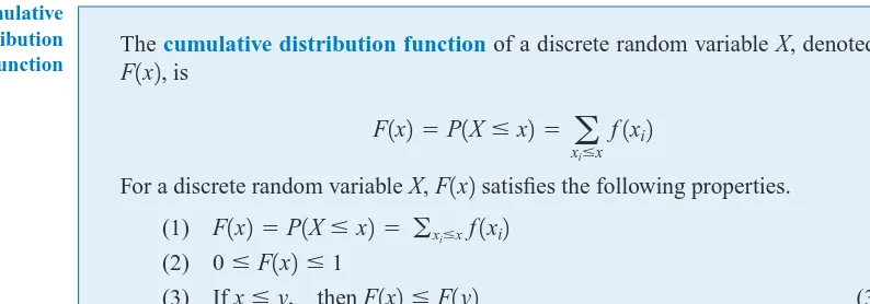 Figure 3-3 displays a plot of 2xFrom the plot, theonly points that receive nonzero probability are F1.�2, 0, and