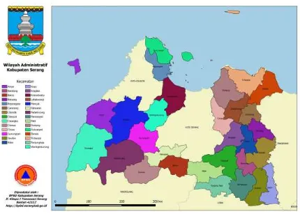 Gambar 8 Peta Wilayah Kabupaten Serang 