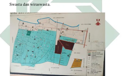 Gambar 3.1 Peta Kelurahan Pondok Sidokare Indah Sidoarjo.   3.  Potensi sumberdaya manusia 