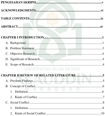 TABLE CONTENTS...........................................................................................ix 