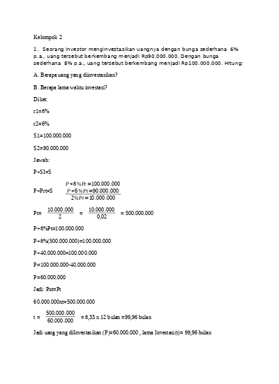 Contoh Soal Uas Matematika Ekonomi Dan B